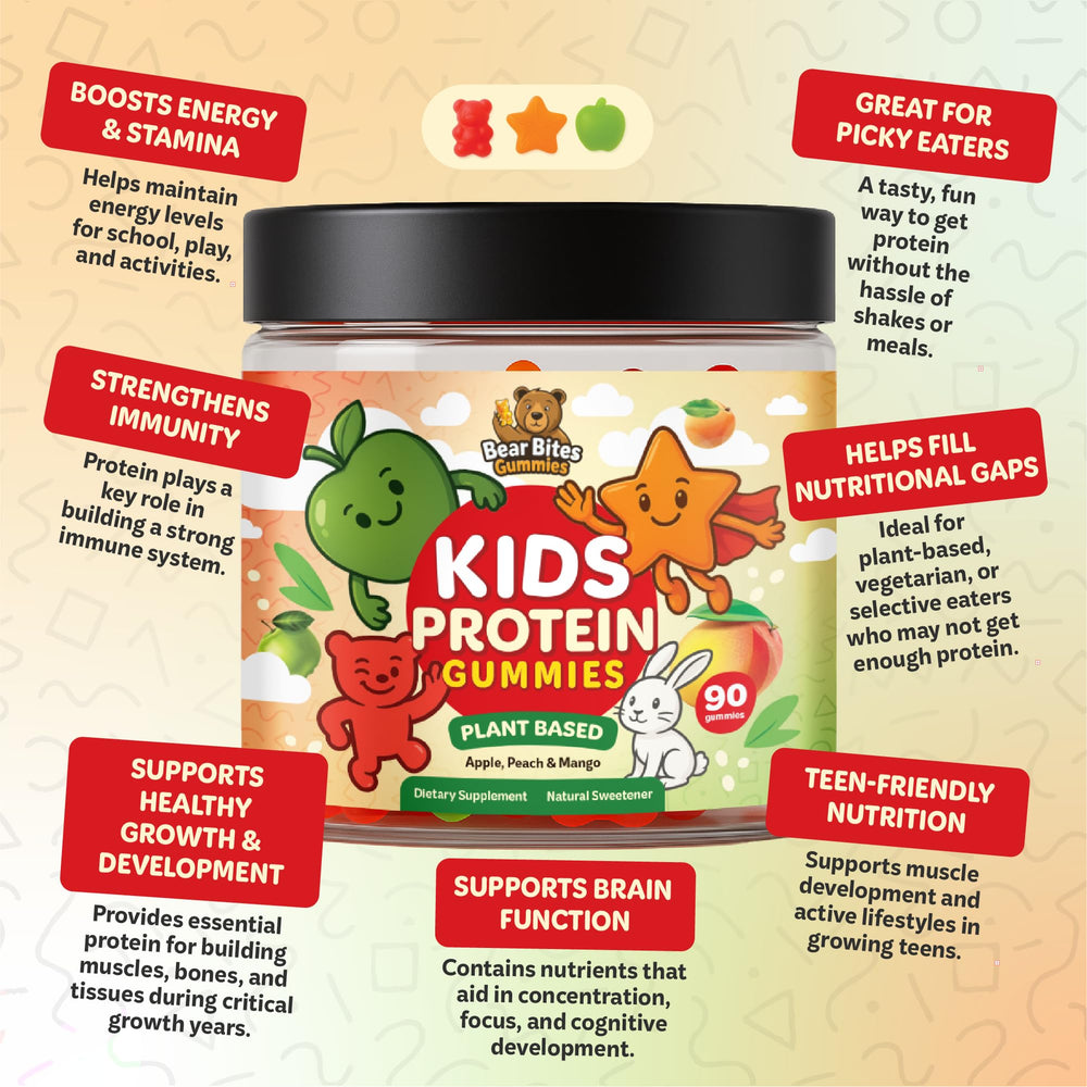 Bear Bites Gummies Vitamin C boost, supports daily immune-friendly routine