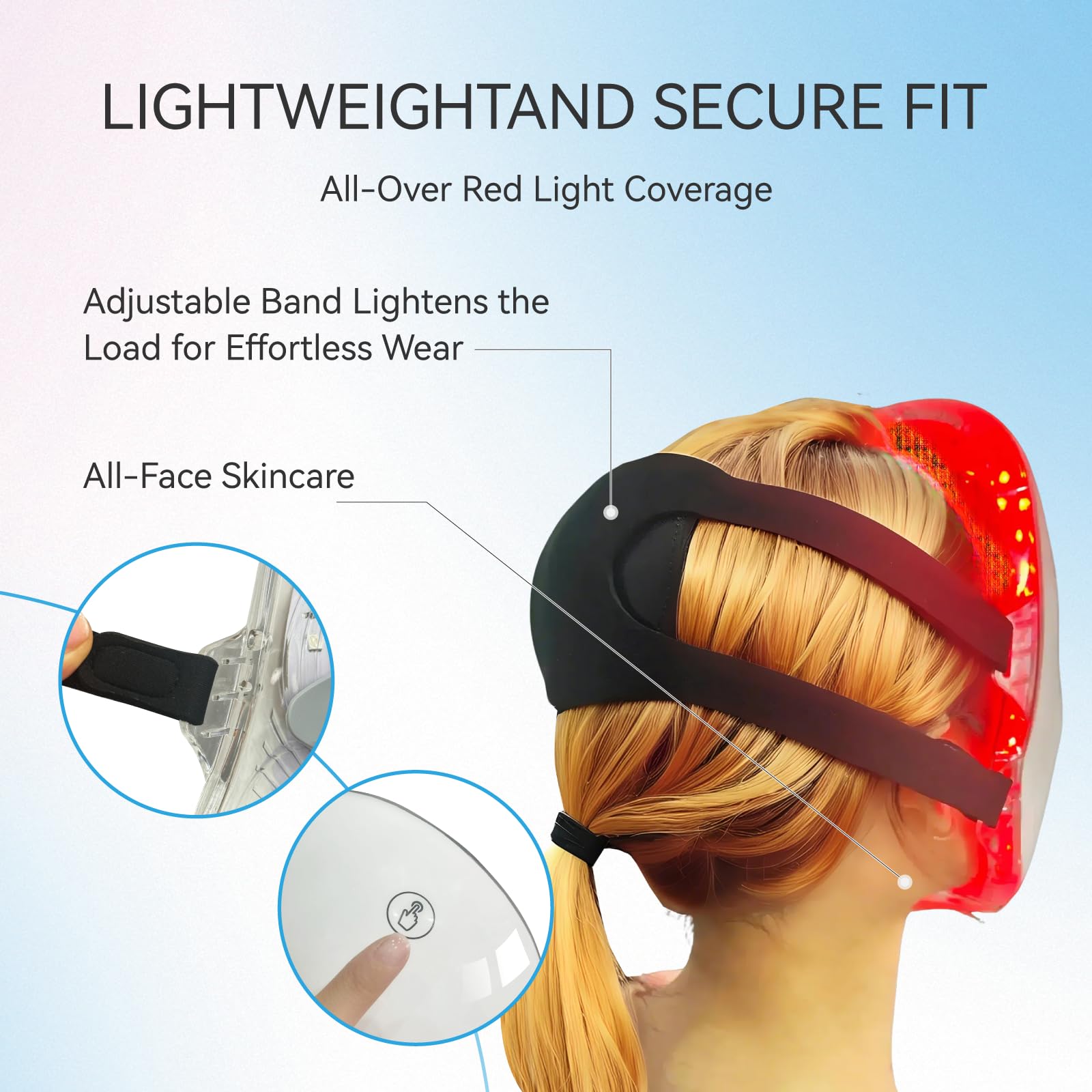 Portable BeaRay mask is cordless for use anywhere