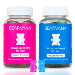 BEARVANA Top Support bottle front view with berry gummies for daily wellness.