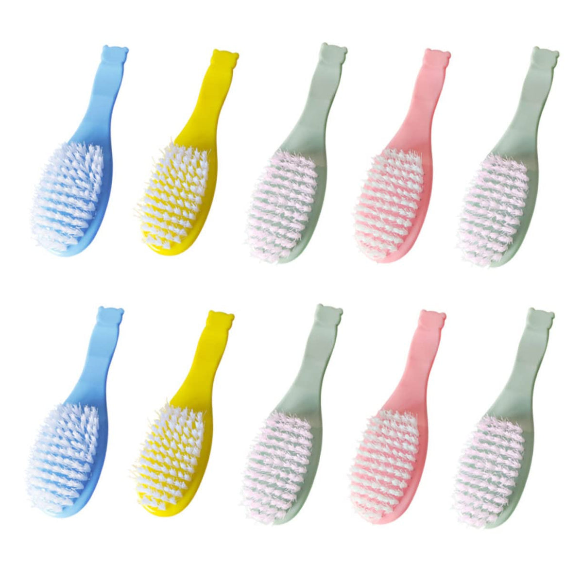 Beatifufu baby hair comb with soft bristles for gentle detangling on newborns.
