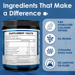 BEAUTIDE Marine Collagen Powder dissolves easily in water for quick daily hydration.