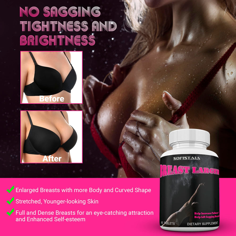 BEAUTIFYEM BreastLARGER pills close-up highlights natural ingredients for gentle support