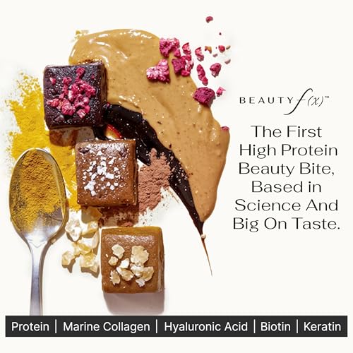 Beauty f(x) Protein Beauty Bites nutrition facts panel displayed on packaging