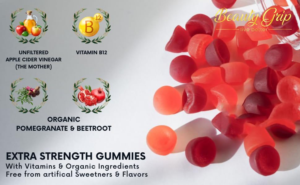 Beauty Grip packaging emphasizes clean formula and premium ingredients