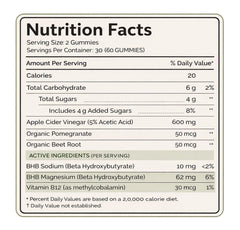Beauty Grip label shows pomegranate and beetroot icons for antioxidant-rich nourishment