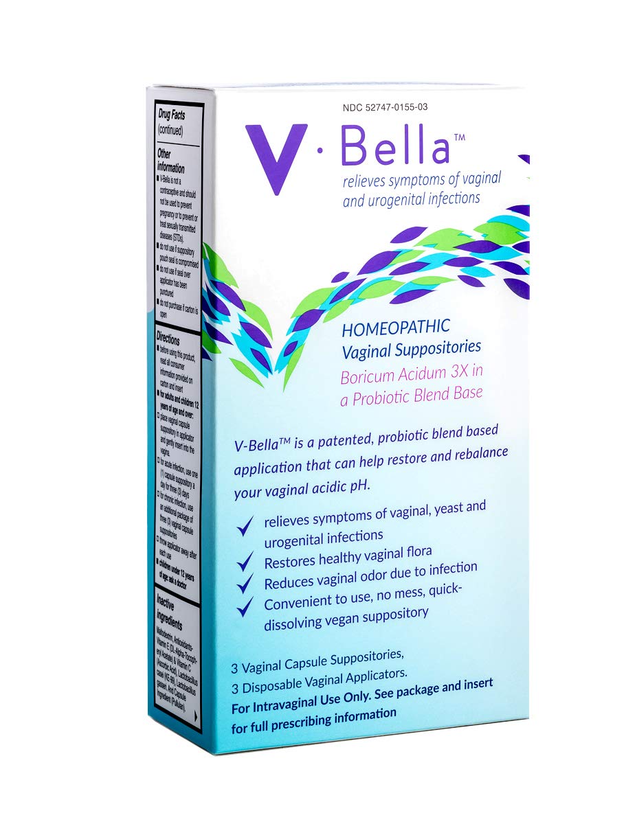 BeBe & Bella V-Bella suppository applicator for easy self-use and quick relief.
