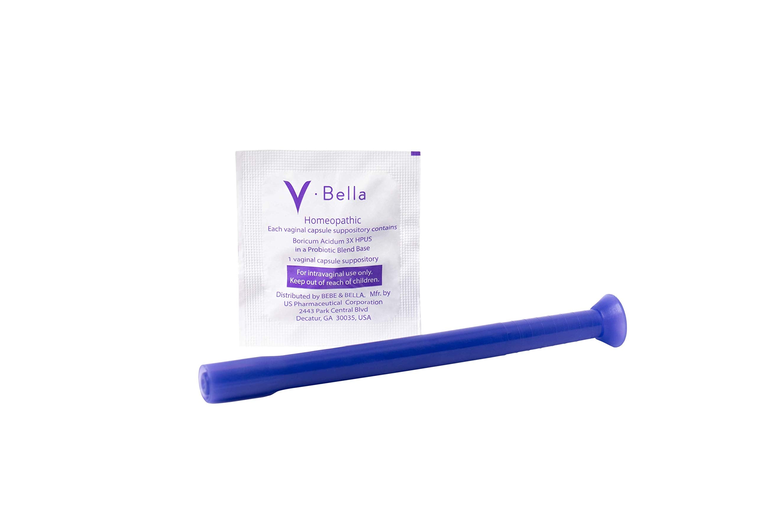 BeBe & Bella V-Bella capsule close-up highlighting fast-dissolving relief.