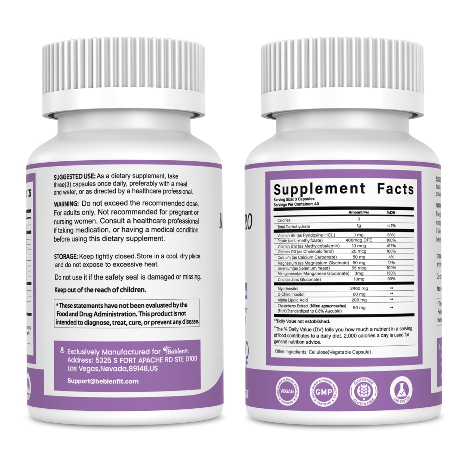 Energy metabolism graphic on Bebien fit packaging illustrating metabolic support