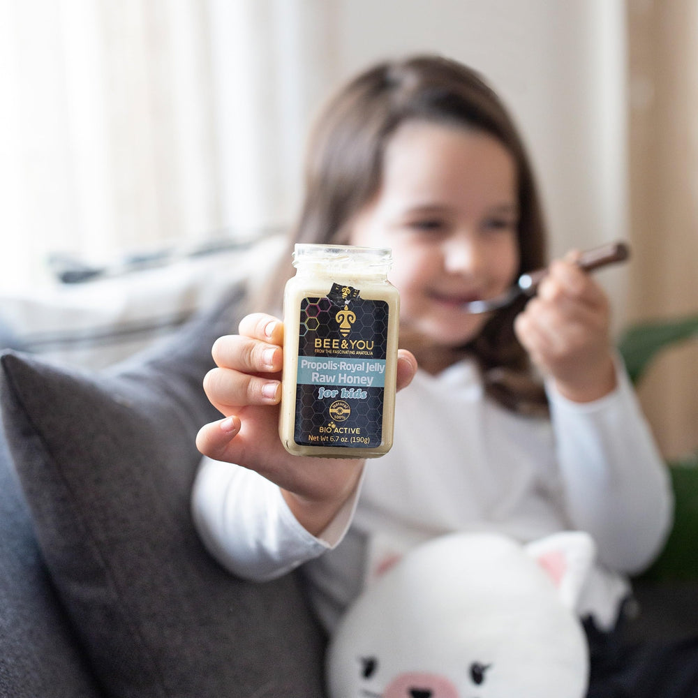 Bee and You gluten-free dairy-free ingredient label communicates clean nourishment.