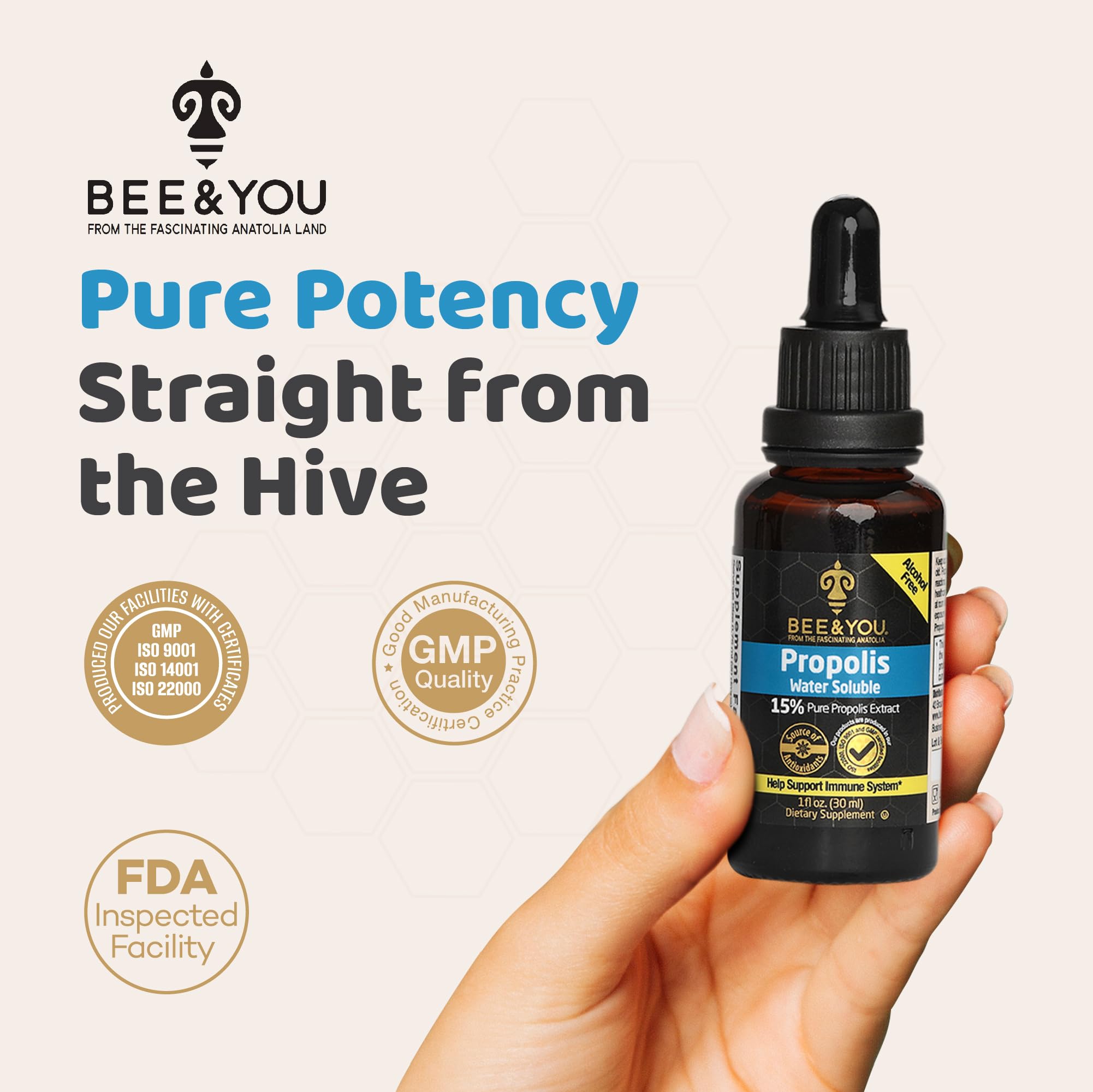 Bee & You propolis being added to food for versatility