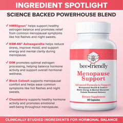 BeeFriendly DIM capsules closeup highlighting hormone balance potential.