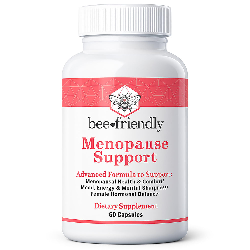 BeeFriendly night relief visualization with capsule and gentle lighting.
