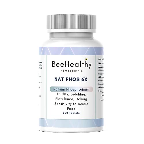 BeeHealthy Natrum Phosphoricum 6X bottle showing easy-to-dissolve tablets