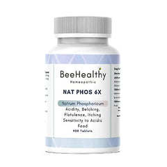 BeeHealthy Natrum Phosphoricum 6X bottle showing easy-to-dissolve tablets