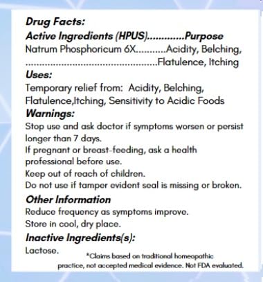 BeeHealthy Natrum Phosphoricum 6X packaging with tamper-evident seal