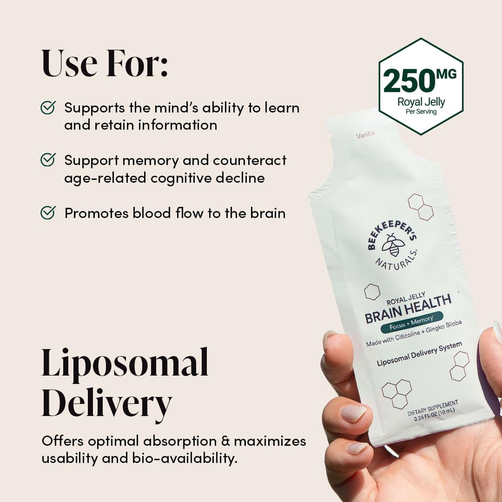 Beekeeper's Naturals bacopa ginkgo blend bottle
