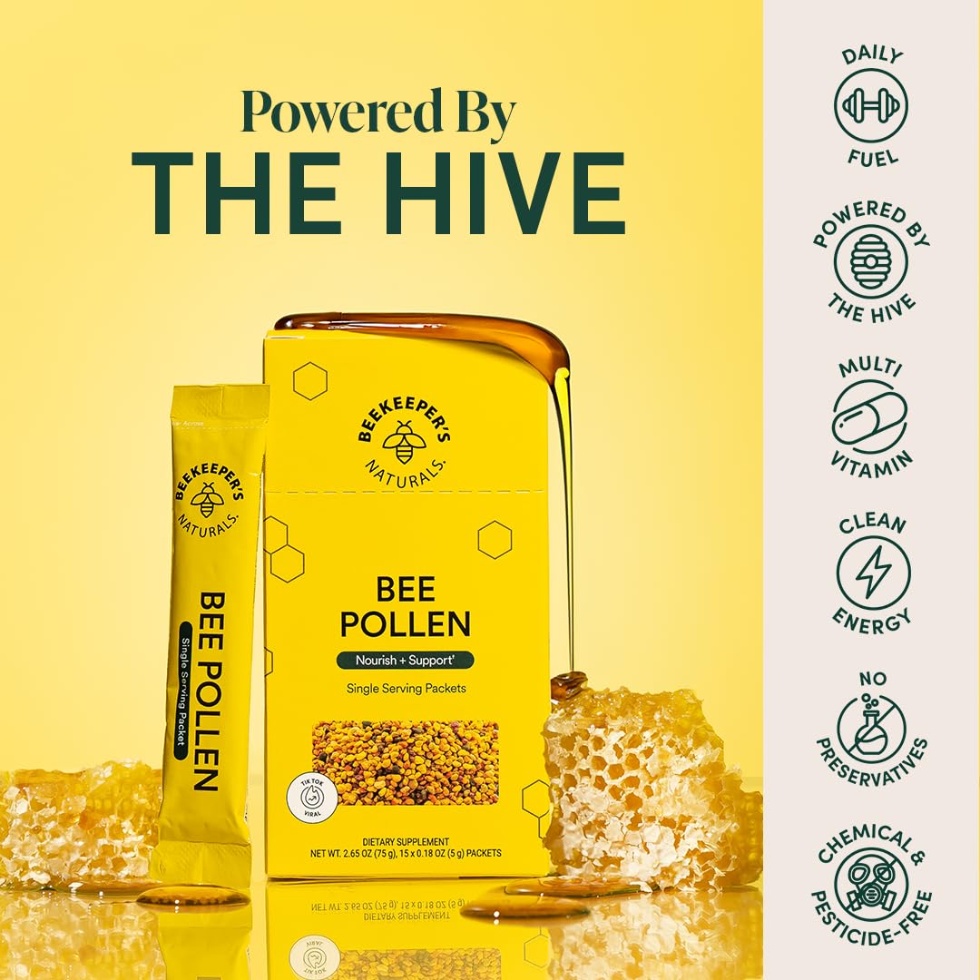 Beekeeper's Naturals foil-seal close-up emphasizing freshness and preservation.