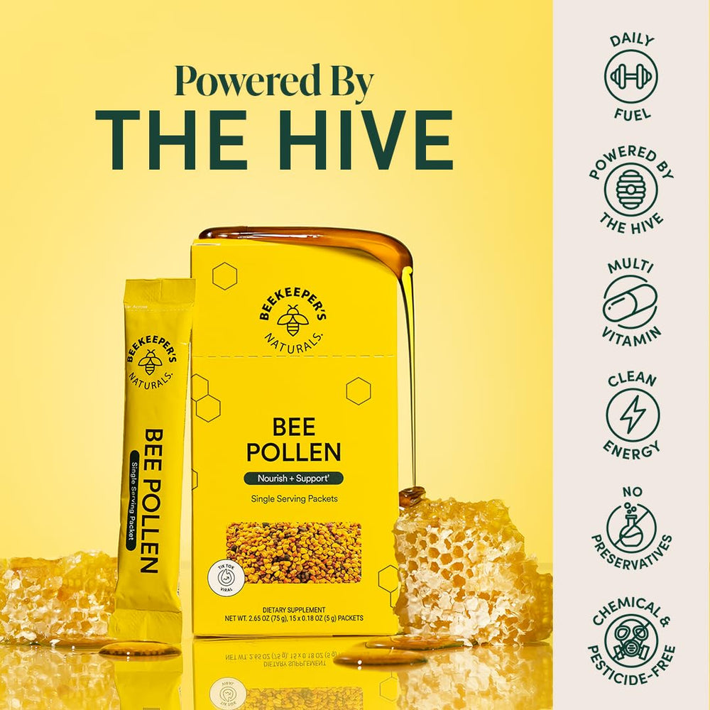 Beekeeper's Naturals foil-seal close-up emphasizing freshness and preservation.
