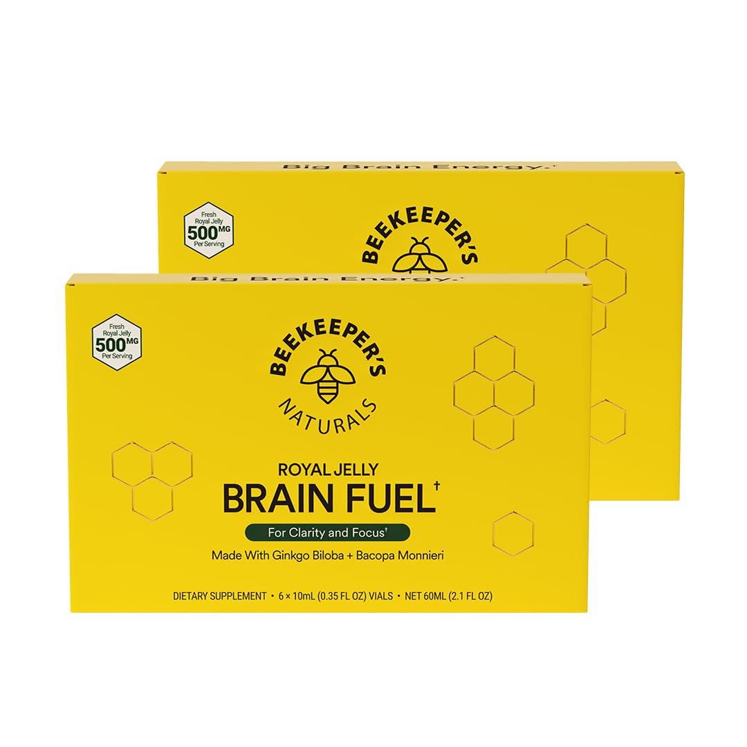 Beekeeper's Naturals B.LXR Brain Fuel bottle ready for focus and mental clarity on the go