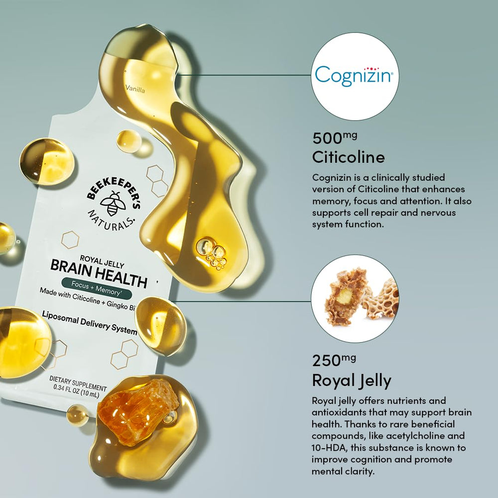 Beekeeper's Naturals royal jelly 250 mg packets