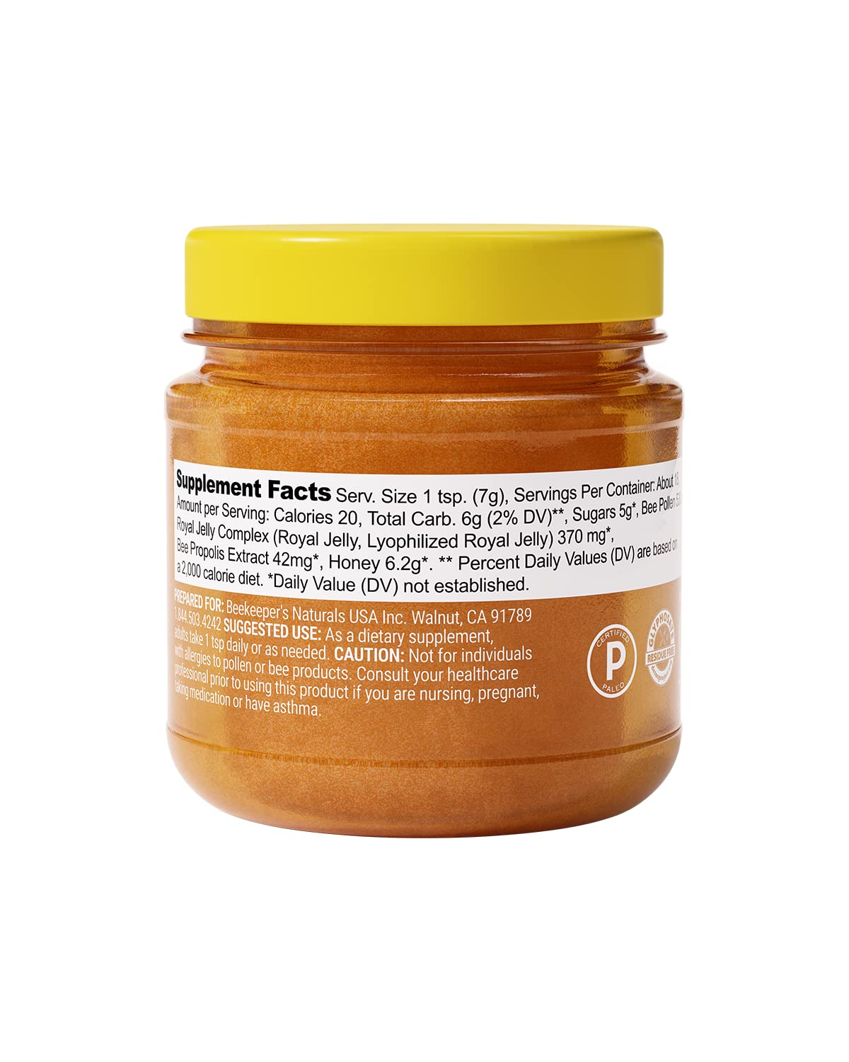 Beekeeper's Naturals Superfood Honey pour captured mid-drip for energy-boosting use