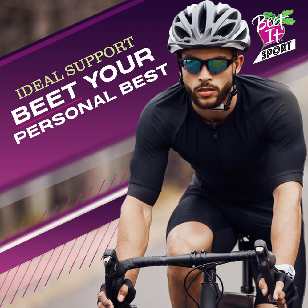 BEET IT Sport Pro-Elite Shot ingredients close-up highlights pure natural beet juice.