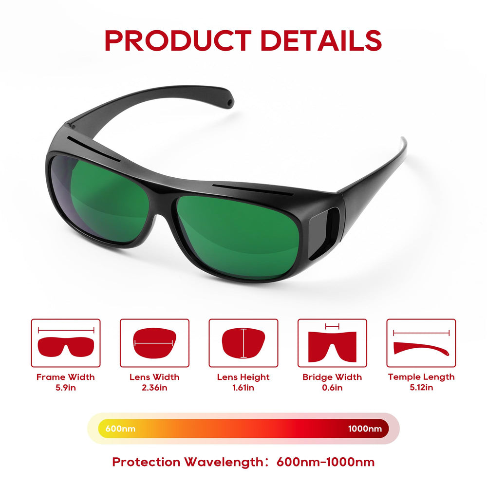 BEICHEN tanning goggles with a modern design blocking rays for safe tanning