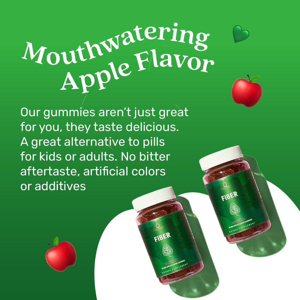BeLive Fiber Gummies kids dosing demonstrates family-friendly consumption.