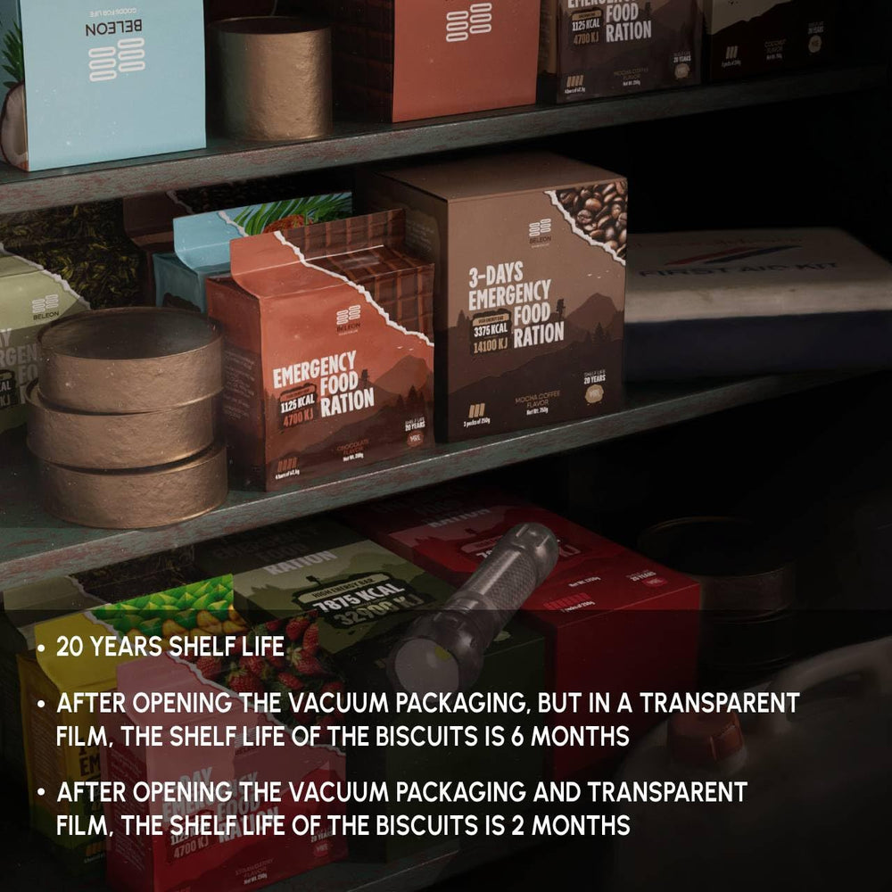 Beleon 20-year shelf life ensures readiness for emergencies.