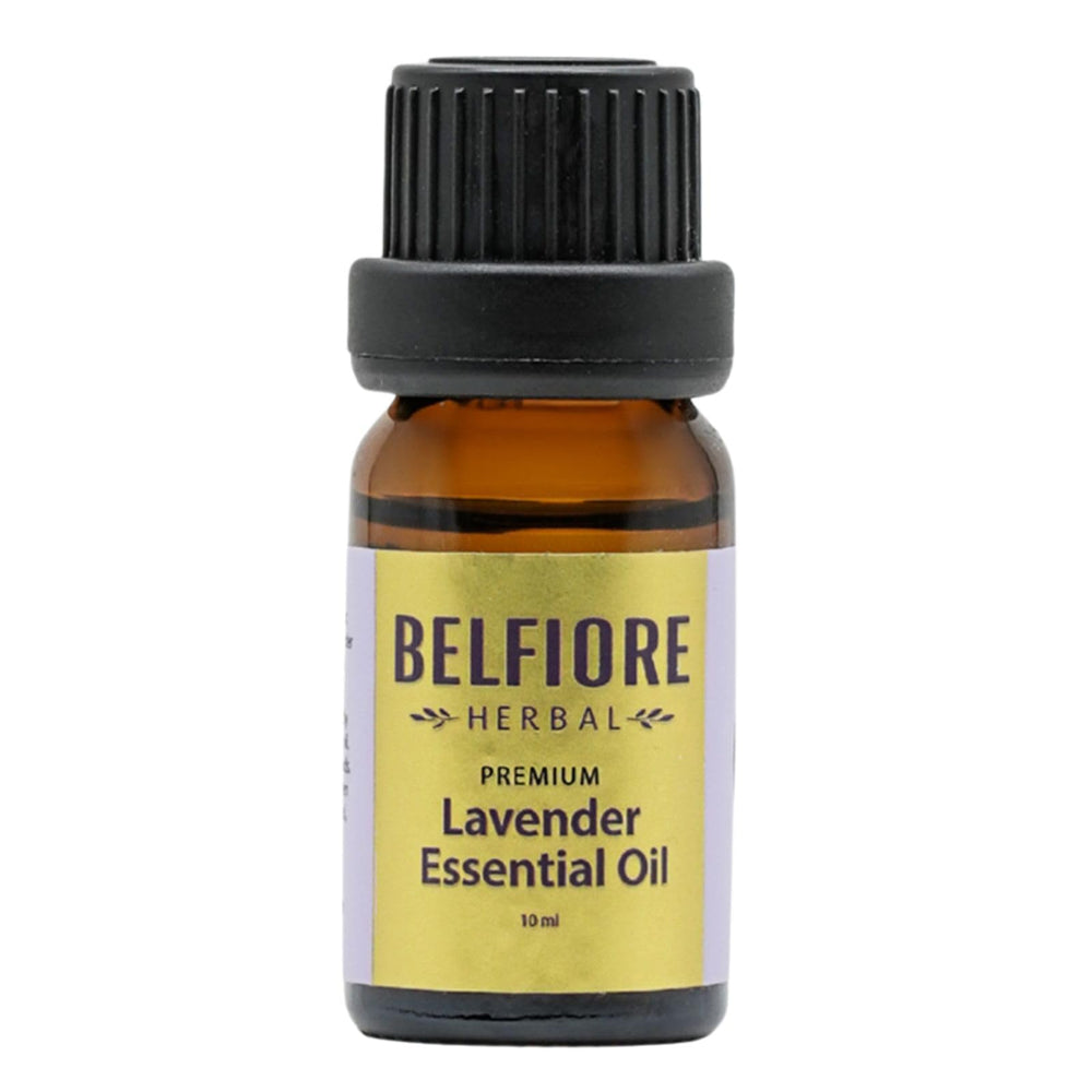 Belfiore Herbal Lavender Oil bottle for diffusion and calm ambiance.