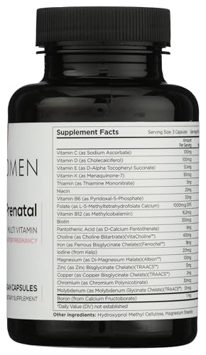 Beli Women Prenatal capsules beside a glass of water during morning routine.