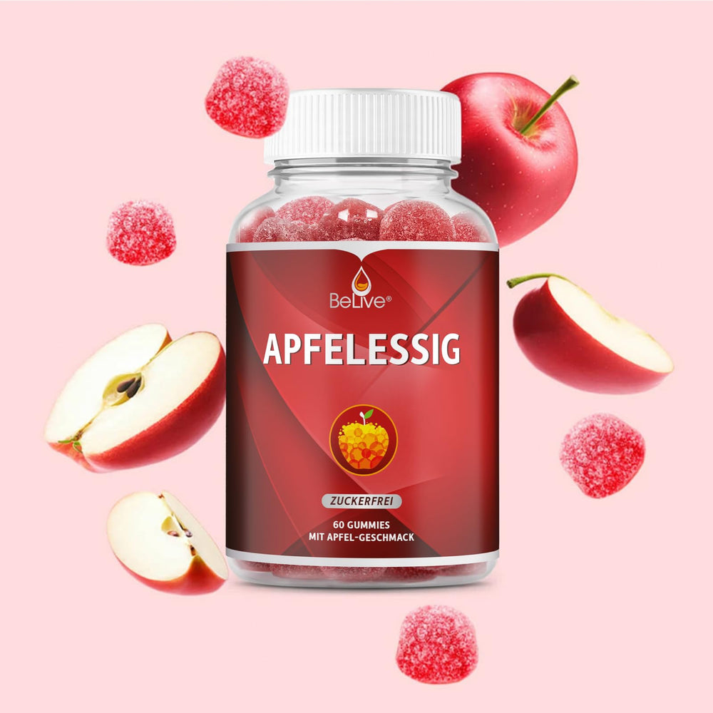 BeLive ACV Gummies with erythritol coating for better heat stability.