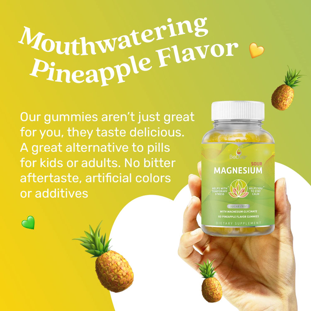 BeLive gummy bottle features gluten-free and non-GMO badge.