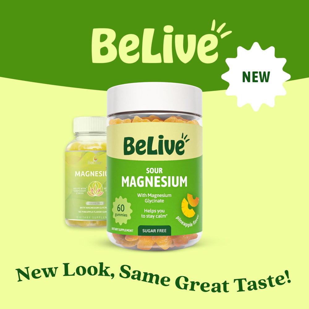 BeLive pineapple gummies sugar-free treat, suitable for adults and children.