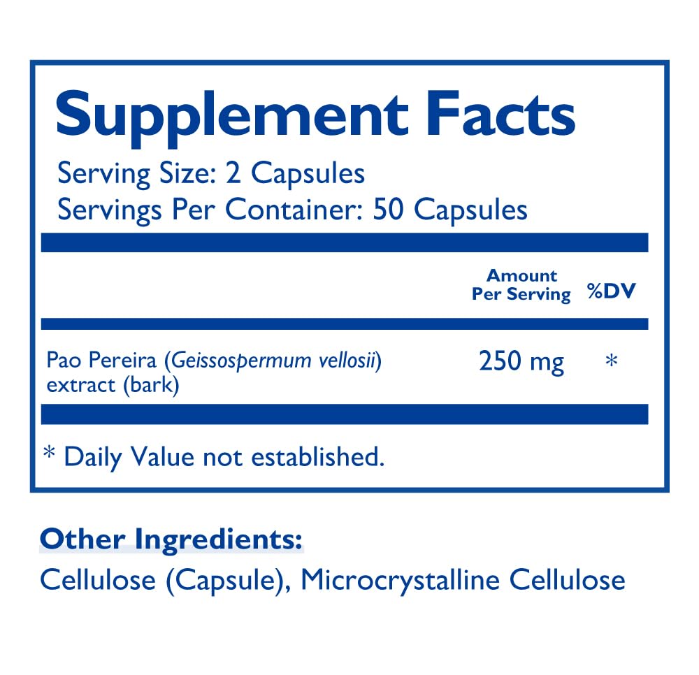Beljanski Pao V capsules close-up for an easy daily routine.