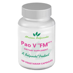 Beljanski Pao V FM bottle for natural cellular support.