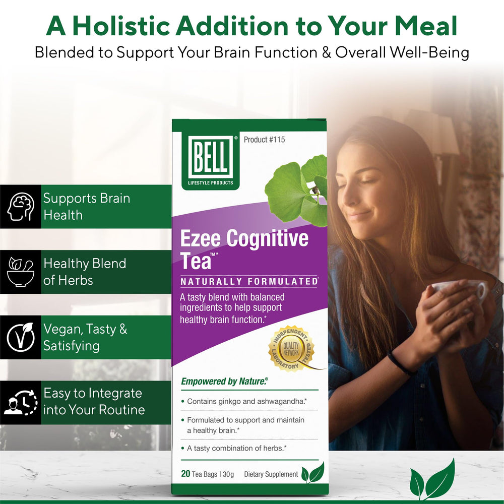 Bell Ezee Cognitive Tea steeping in teapot for a mindful break