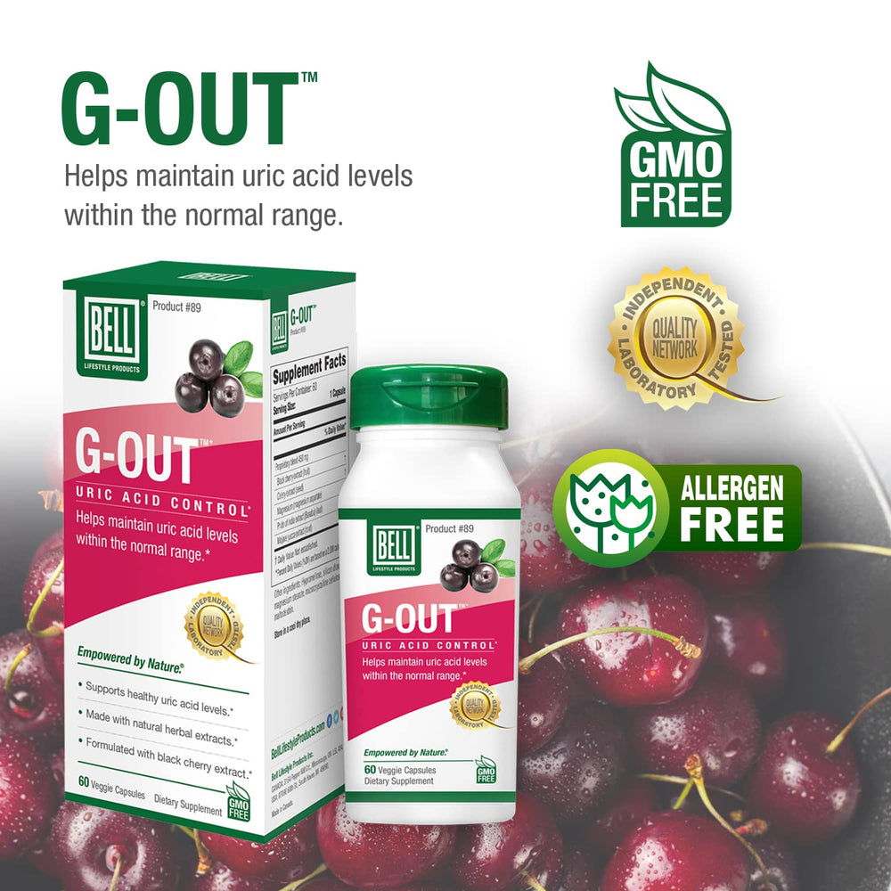 Bell G-Out daily routine with water, easy to take