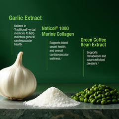 Naticol marine collagen capsules in Bell formula for marine-derived protein.
