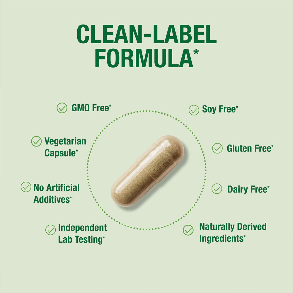 Vegetarian capsules in Bell bottle suitable for plant-based wellness routines.