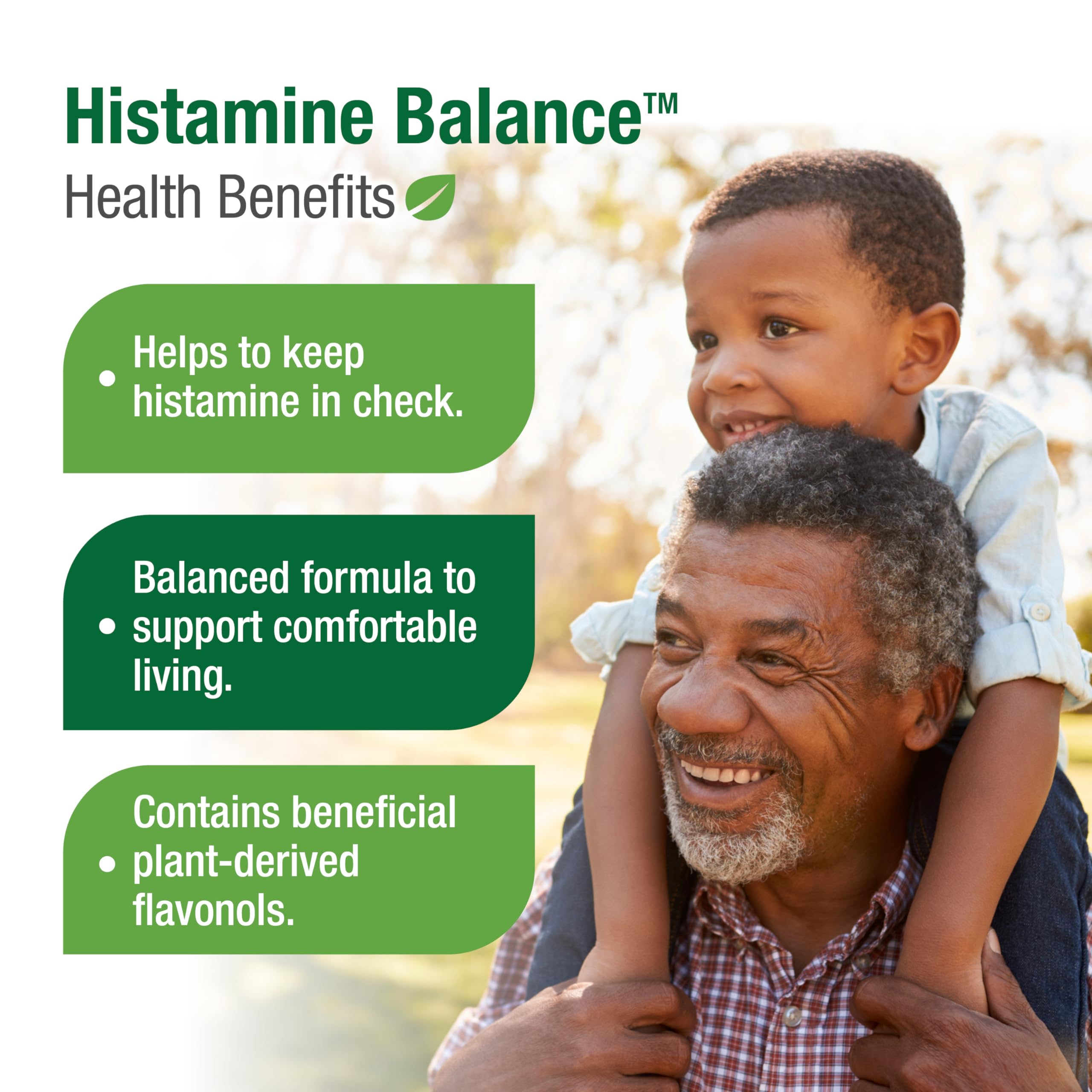 Bell Histamine Balance herbal blend visual, featuring sage, basil, peppermint and rosemary.