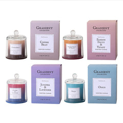 Bell Jar iris candle adds quiet luxury to living rooms