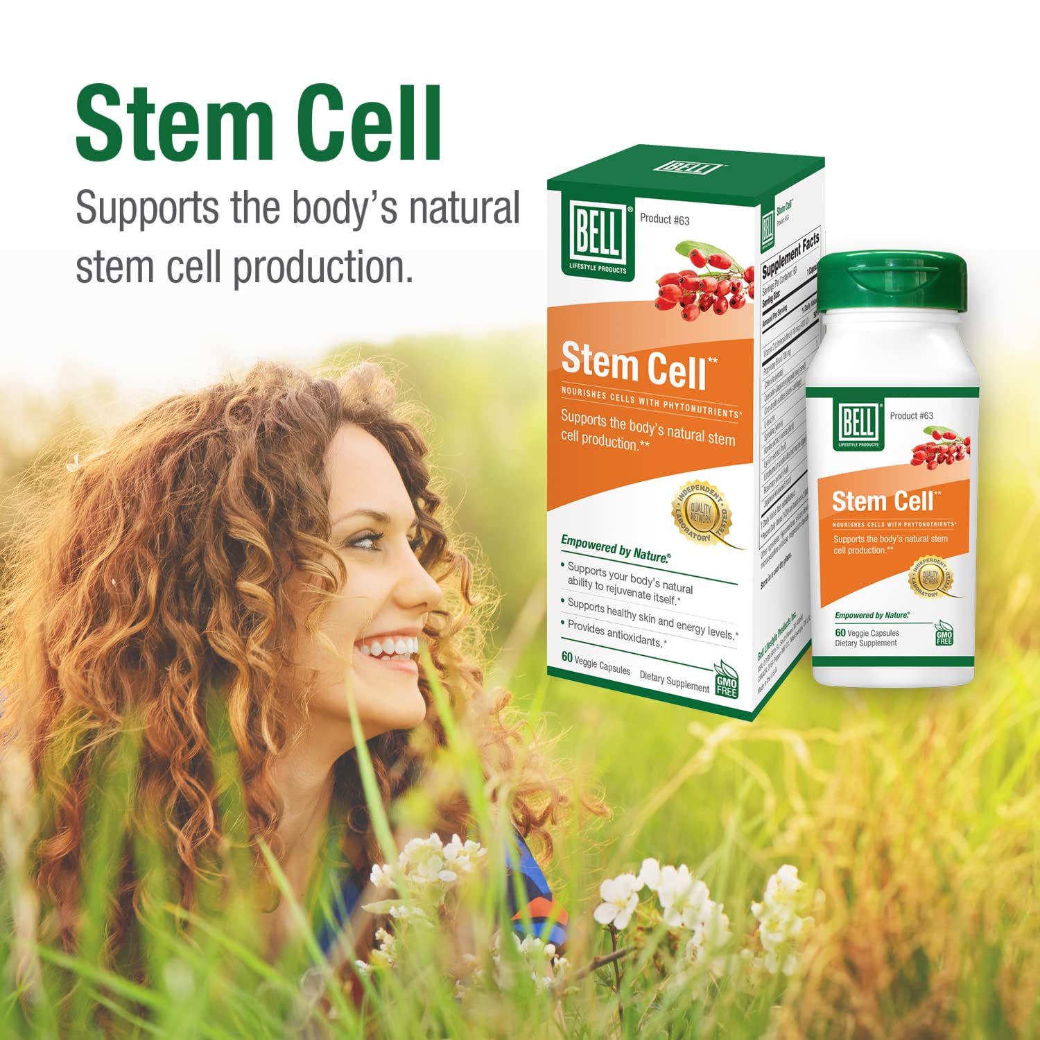 Label design emphasizes trusted Bell branding and allergen-free claims.
