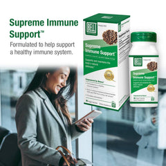 Bell Supreme Immune Support bottle on clean background for daily use.
