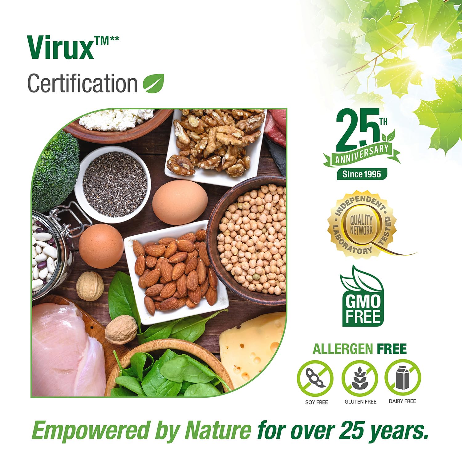 Bell Virux bottle packaging shows 7-count veggie health supplement.
