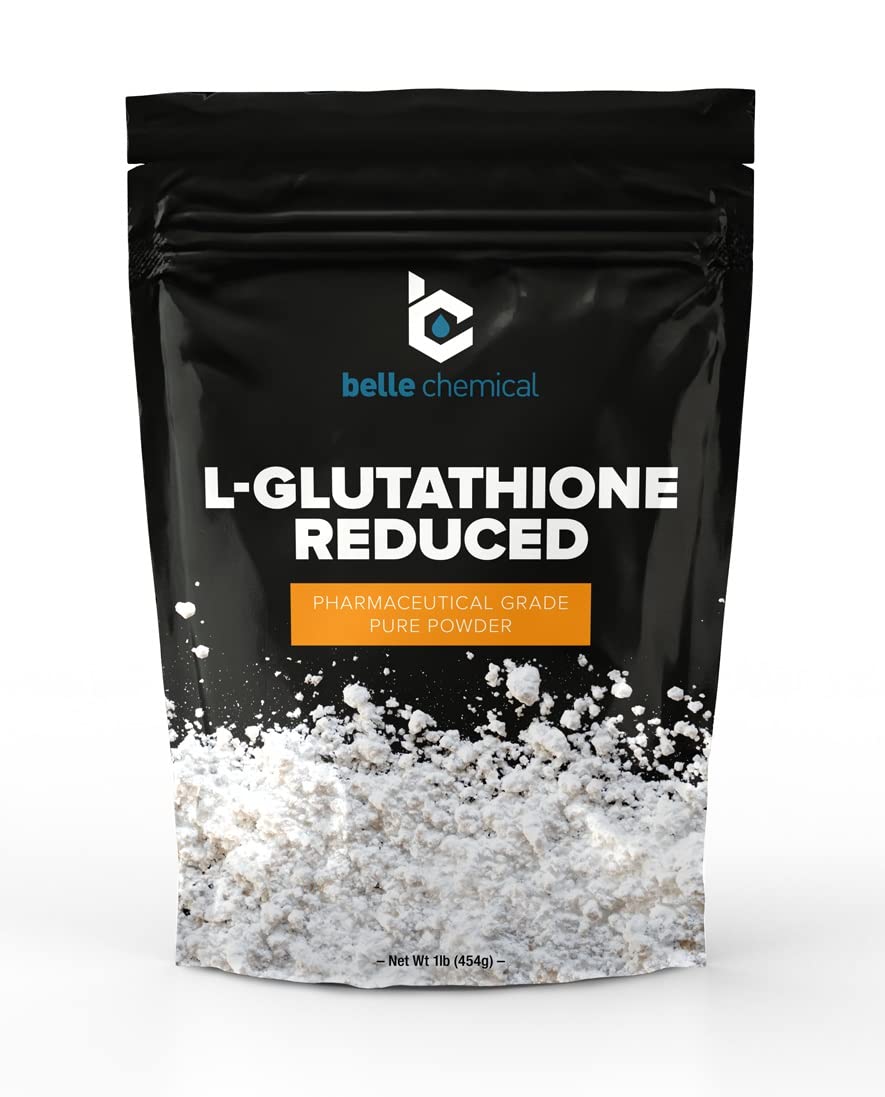 Belle Chemical Pure L-Glutathione bottle front view for daily supplementation.
