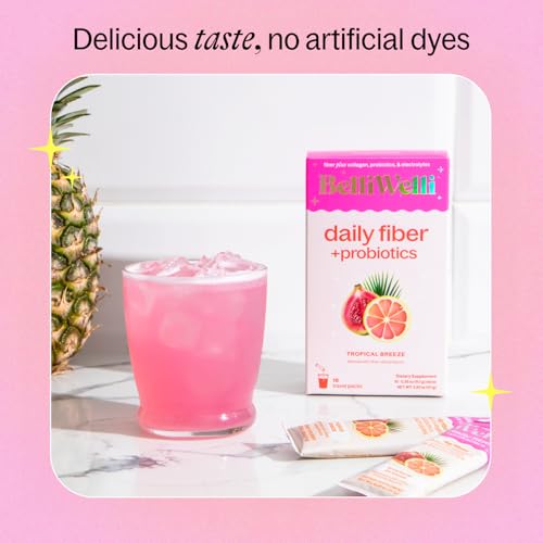 Belli Welli Tropical Breeze travel pack opened to reveal a single-use sachet.