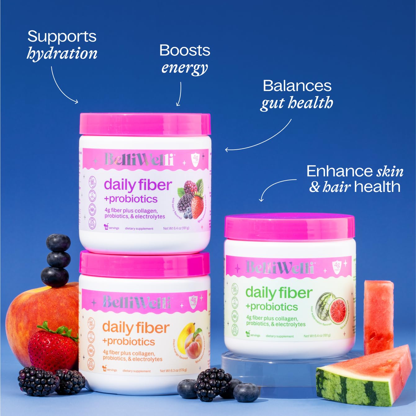 Close-up of organic acacia fiber ingredients on packaging for quality.