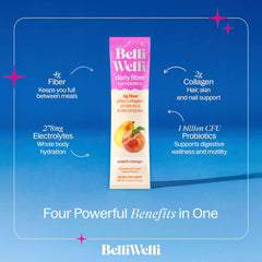Belli Welli probiotic-collagen-electrolyte packets for daily gut support