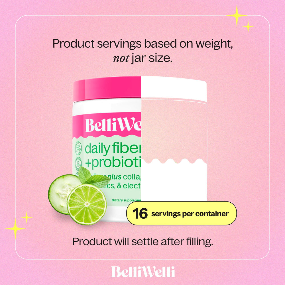 Belli Welli uso-diario-pepino, sabor refrescante para equilibrio intestinal.